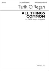 All Things Common SATB choral sheet music cover